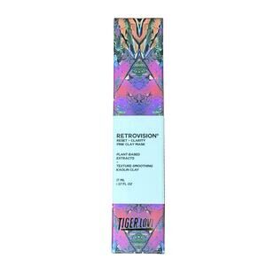 TigerLove Retrovision Reset + Clarity Pink Clay Mask 17ml/0.57fl.oz. Travel Size